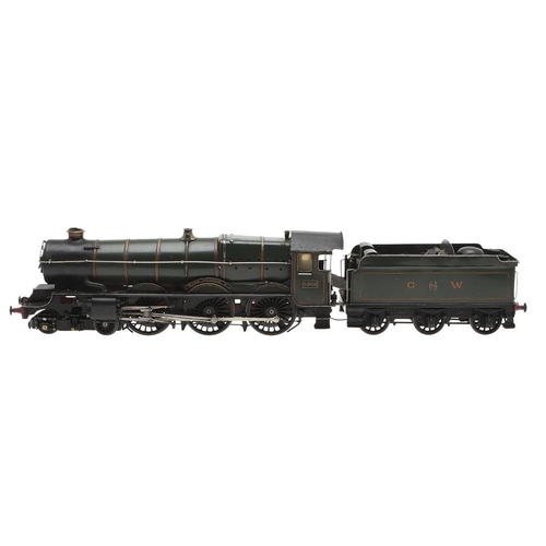 508 - SCRATCH/KIT BUILT 0 GAUGE LOCOMOTIVE & TENDER - KING GEORGE. A scratch or kit built 0 gauge two rail... 