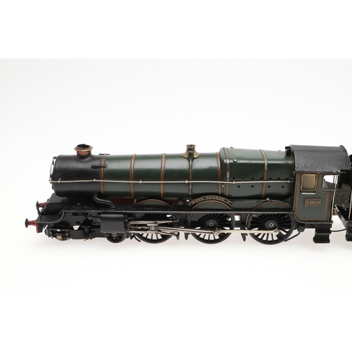 508 - SCRATCH/KIT BUILT 0 GAUGE LOCOMOTIVE & TENDER - KING GEORGE. A scratch or kit built 0 gauge two rail... 