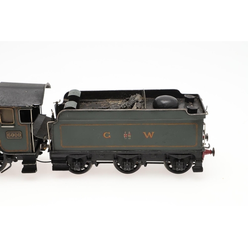 508 - SCRATCH/KIT BUILT 0 GAUGE LOCOMOTIVE & TENDER - KING GEORGE. A scratch or kit built 0 gauge two rail... 