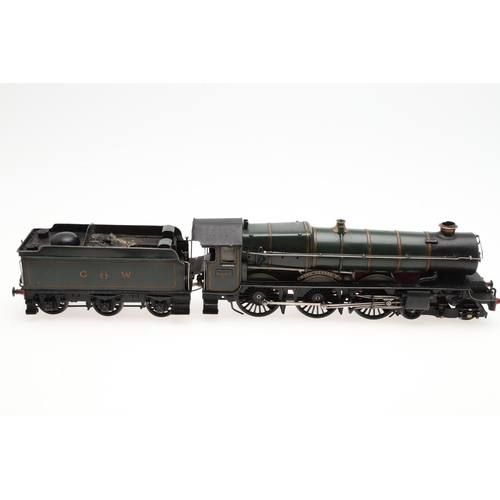 508 - SCRATCH/KIT BUILT 0 GAUGE LOCOMOTIVE & TENDER - KING GEORGE. A scratch or kit built 0 gauge two rail... 