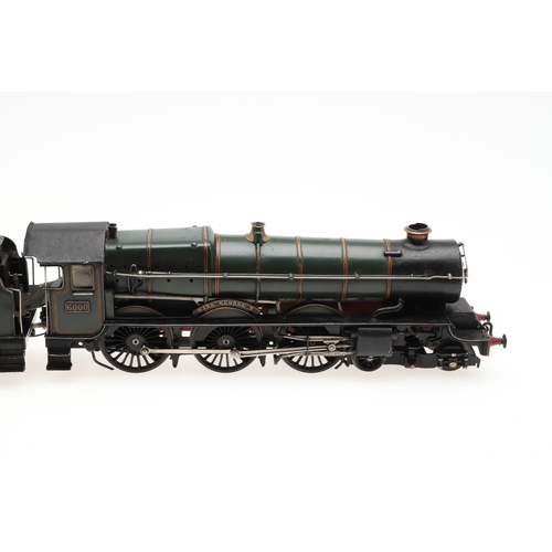 508 - SCRATCH/KIT BUILT 0 GAUGE LOCOMOTIVE & TENDER - KING GEORGE. A scratch or kit built 0 gauge two rail... 