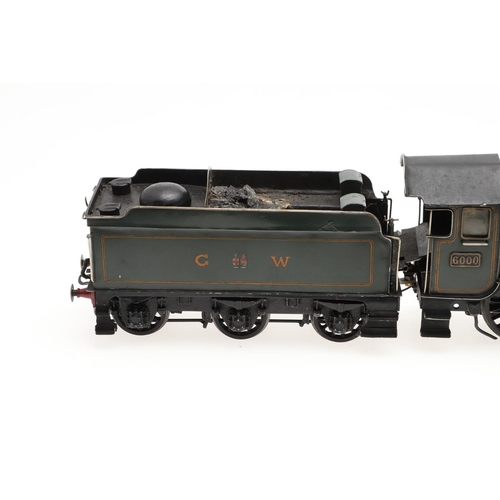 508 - SCRATCH/KIT BUILT 0 GAUGE LOCOMOTIVE & TENDER - KING GEORGE. A scratch or kit built 0 gauge two rail... 