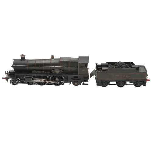 509 - SCRATCH BUILT 0 GAUGE LOCOMOTIVE AND TENDER - NORTH STAR. A scratch built 0 gauge 3 rail electric lo... 