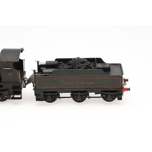 509 - SCRATCH BUILT 0 GAUGE LOCOMOTIVE AND TENDER - NORTH STAR. A scratch built 0 gauge 3 rail electric lo... 