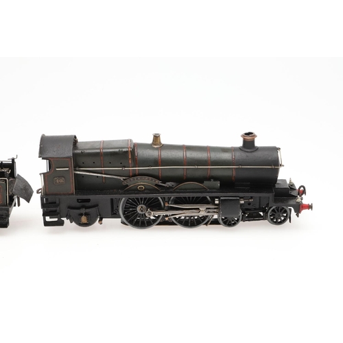 509 - SCRATCH BUILT 0 GAUGE LOCOMOTIVE AND TENDER - NORTH STAR. A scratch built 0 gauge 3 rail electric lo... 