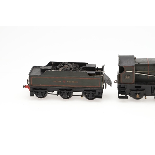 509 - SCRATCH BUILT 0 GAUGE LOCOMOTIVE AND TENDER - NORTH STAR. A scratch built 0 gauge 3 rail electric lo... 