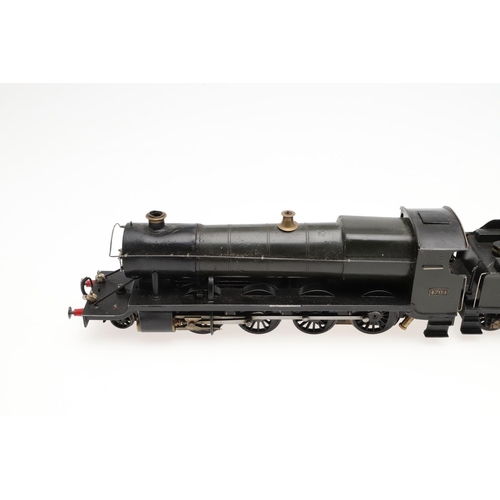 510 - SCRATCH BUILT 0 GAUGE STEAM LOCOMOTIVE & TENDER - GWR 47XX. A scratch built 0 gauge steam locomotive... 