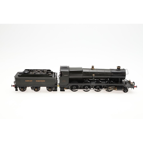 510 - SCRATCH BUILT 0 GAUGE STEAM LOCOMOTIVE & TENDER - GWR 47XX. A scratch built 0 gauge steam locomotive... 