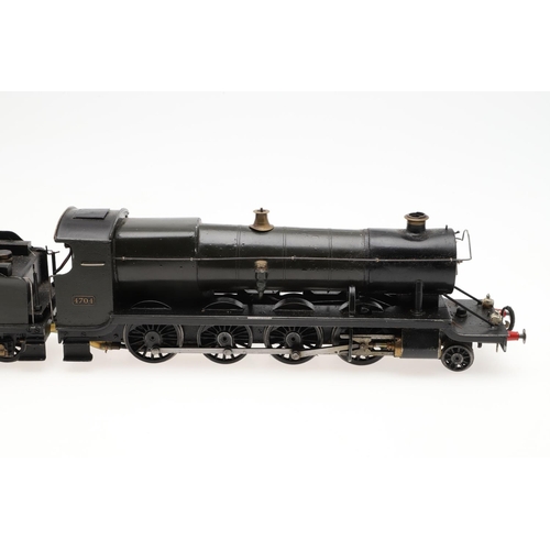 510 - SCRATCH BUILT 0 GAUGE STEAM LOCOMOTIVE & TENDER - GWR 47XX. A scratch built 0 gauge steam locomotive... 