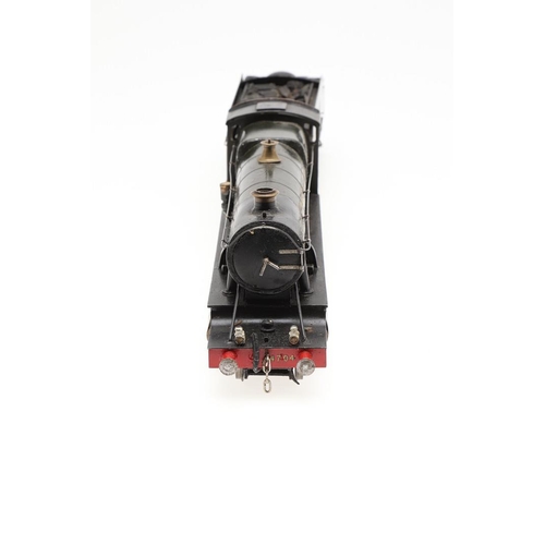 510 - SCRATCH BUILT 0 GAUGE STEAM LOCOMOTIVE & TENDER - GWR 47XX. A scratch built 0 gauge steam locomotive... 