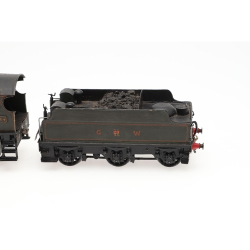 511 - A SCRATCH BUILT O GUAGE LOCOMOTIVE & TENDER - LADY GODIVA. A 3 rail electric 0 gauge scratch built l... 