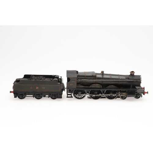 511 - A SCRATCH BUILT O GUAGE LOCOMOTIVE & TENDER - LADY GODIVA. A 3 rail electric 0 gauge scratch built l... 