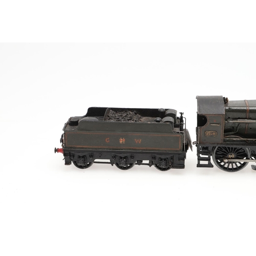 511 - A SCRATCH BUILT O GUAGE LOCOMOTIVE & TENDER - LADY GODIVA. A 3 rail electric 0 gauge scratch built l... 