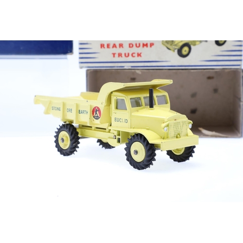 516 - BOXED DINKY SUPERTOYS - INCLUDING BBC TV VEHICLE & TANK TRANSPORTER. Three boxed models including 96... 