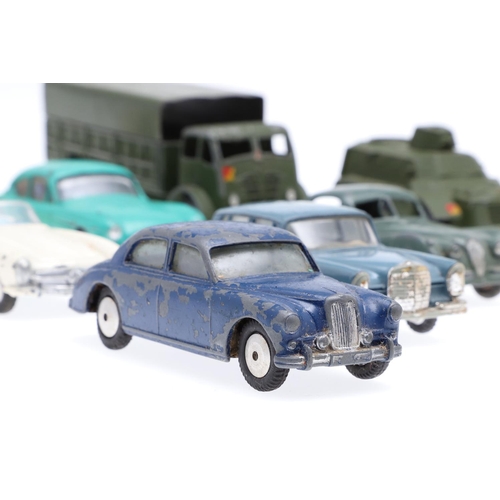 517 - CORGI & DINKY TOYS - BOXED & UNBOXED DIE CAST TOYS, & TRIANG MINIC FORD ZEPHYR. Including four boxed... 