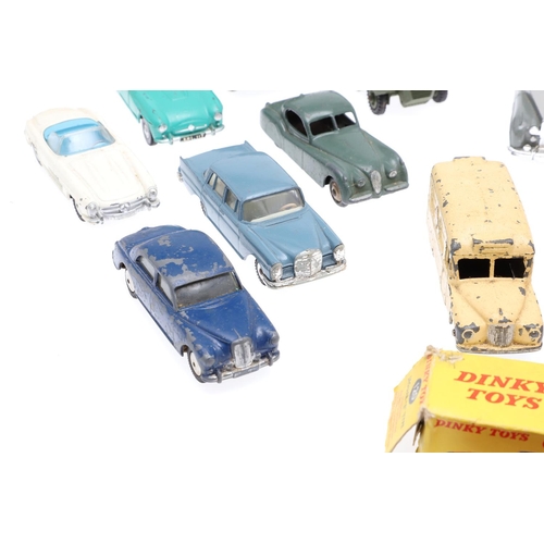 517 - CORGI & DINKY TOYS - BOXED & UNBOXED DIE CAST TOYS, & TRIANG MINIC FORD ZEPHYR. Including four boxed... 