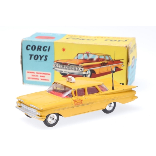 517 - CORGI & DINKY TOYS - BOXED & UNBOXED DIE CAST TOYS, & TRIANG MINIC FORD ZEPHYR. Including four boxed... 