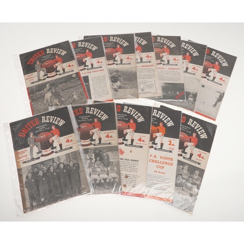 533 - MANCHESTER UTD - LARGE & EXTENSIVE FOOTBALL PROGRAMME COLLECTION. A large and impressive collection ... 