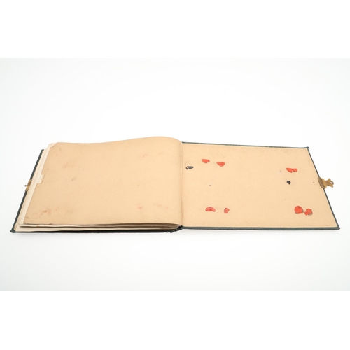 559 - 19THC LALLIER STAMP ALBUM - GREAT BRITAIN & WORLD STAMPS. An interesting partially filled album date... 