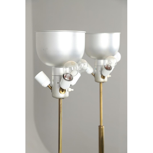 580 - JOSEF FRANK FOR SVENKST TENN - PAIR OF SWEDISH FLOOR STANDING LAMPS. A pair of large floor standing ... 