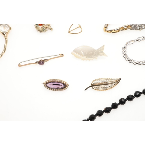 782 - A QUANTITY OF JEWELLERY. including two single row graduated cultured pearl necklaces, a lady's 9ct g... 