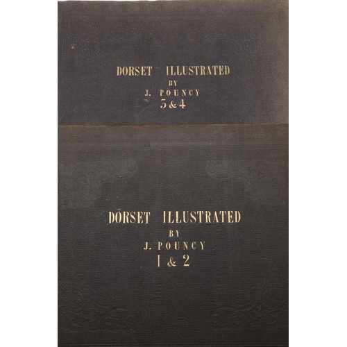 103 - JOHN POUNCY. Dorsetshire Photographically Illustrated, 4 parts bound in 2 volumes, 1857. John Pounce... 