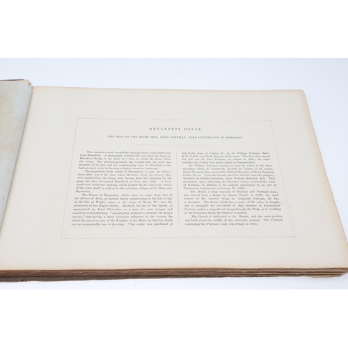 103 - JOHN POUNCY. Dorsetshire Photographically Illustrated, 4 parts bound in 2 volumes, 1857. John Pounce... 