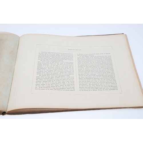 103 - JOHN POUNCY. Dorsetshire Photographically Illustrated, 4 parts bound in 2 volumes, 1857. John Pounce... 