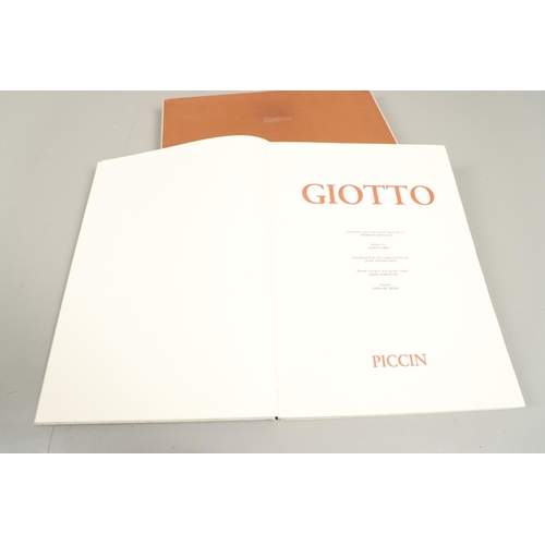 13 - GIORGIO BONSANTI. Giotto, Elephant Folio, 1986. Giorgio Bonsanti. Giotto, English edition, one hundr... 