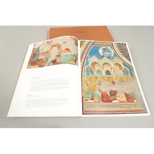 13 - GIORGIO BONSANTI. Giotto, Elephant Folio, 1986. Giorgio Bonsanti. Giotto, English edition, one hundr... 