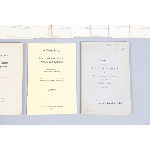 153 - HUGH NORRIS & CHARLES HERBERT MAYO (EDITORS). Notes and Queries for Somerset and Dorset, 35 volumes,... 