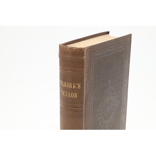 157 - JAMES SELKIRK. Recollections of Ceylon, 1844. James Selkirk. Recollections of Ceylon, After a Reside... 