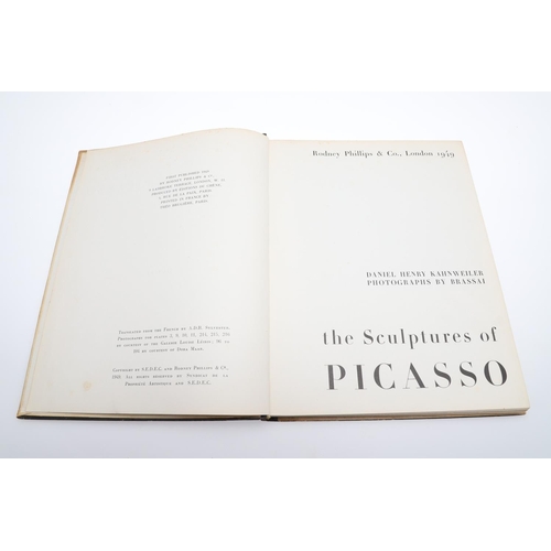 23 - DANIEL HENRY KAHNWEILER. The Sculptures of Picasso, first edition, 1949. Daniel Henry Kahnweiler. Th... 