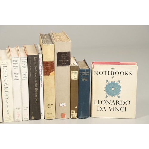 24 - EUGENE MUNTZ. Leonardo Da Vinci, 2 volumes, 1898, and 18 others, similar, v.s. (20). Eugene Muntz. L... 