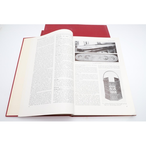 28 - RALPH EDWARDS. The Dictionary of English Furniture, 3 volumes, 1954, and 4 others, similar, mostly r... 