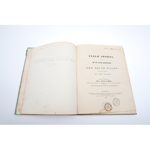 345 - JOHN HEAVISIDE CLARK. Field Sports, of the Native Inhabitants of New South Wales, 1813. John Heavisi... 