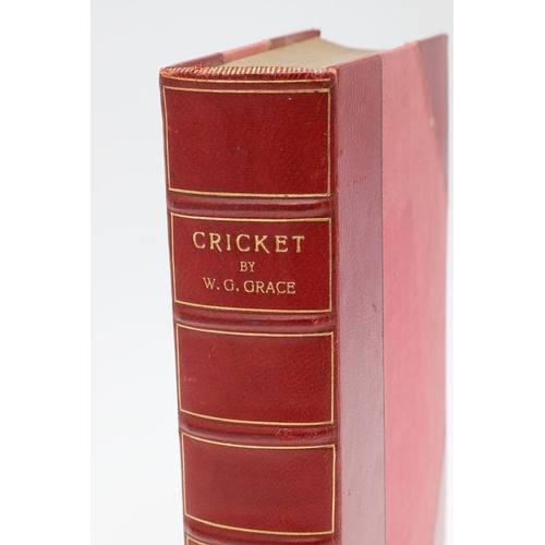 346 - W.G. GRACE. Cricket. W.G. Grace. Cricket, first edition, presentation Edition de Luxe, signed by the... 