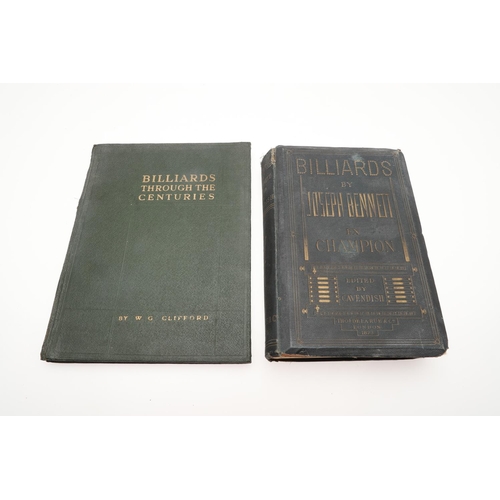 351 - J. BENNETT. Billiards, 1873, and 3 others similar, v.s. (4). J. Bennett. Billiards, edited by Cavend... 