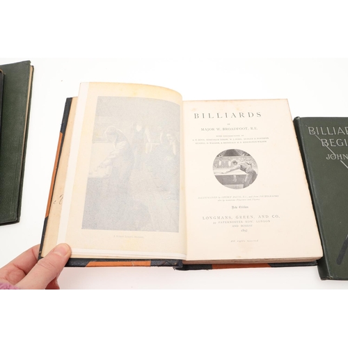 351 - J. BENNETT. Billiards, 1873, and 3 others similar, v.s. (4). J. Bennett. Billiards, edited by Cavend... 