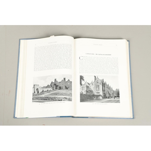 36 - CHARLES LATHAM. In English Homes, 3 volumes, 1907, and 5 others, similar, mostly relating to archite... 