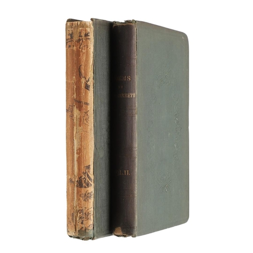 457 - ELIZABETH BARRETT BROWNING. Poems, 2 volumes, 1844. Elizabeth Barrett Browning. Poems, 2 volumes, fi... 