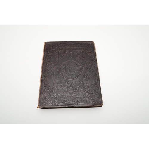 458 - ELIZABETH BARRETT BROWNING. An album of sketches and manuscript copies by the Barrett's and their ci... 