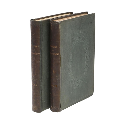 462 - ELIZABETH BARRETT BROWNING. Poems, 2 volumes, 1844. Elizabeth Barrett Browning. Poems, 2 volumes, fi... 