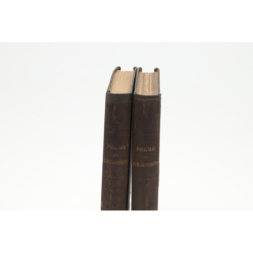 462 - ELIZABETH BARRETT BROWNING. Poems, 2 volumes, 1844. Elizabeth Barrett Browning. Poems, 2 volumes, fi... 