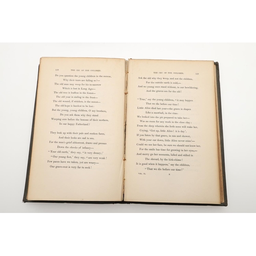 462 - ELIZABETH BARRETT BROWNING. Poems, 2 volumes, 1844. Elizabeth Barrett Browning. Poems, 2 volumes, fi... 