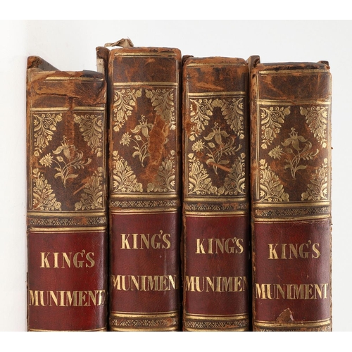 49 - EDWARD KING. Munimenta Antiqua, 4 volumes, 1799. Edward King. Munimenta Antiqua; or, Observations on... 