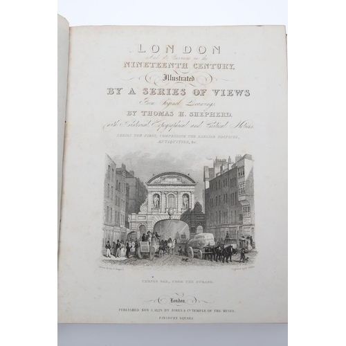 5 - THOMAS H. SHEPHERD. Metropolitan Improvements; or London in the Nineteenth Century, VOL I & II. Thom... 