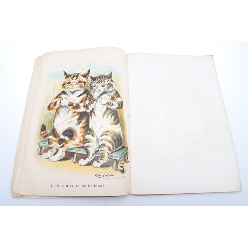 55 - LOUIS WAIN. Cats, 1901, and 4 others illustrated by the artist (5). Louis Wain. Cats, versed by Tabi... 