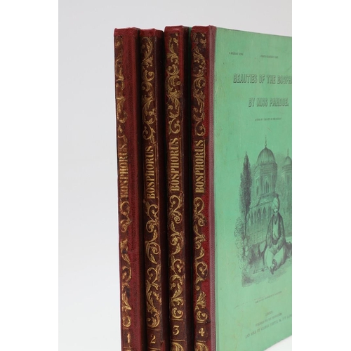 56 - W. H. BARTLETT AD MISS PARDOE. The Beauties of the Bosphorus, 4 vols, 1839. W. H. Bartlett ad Miss P... 