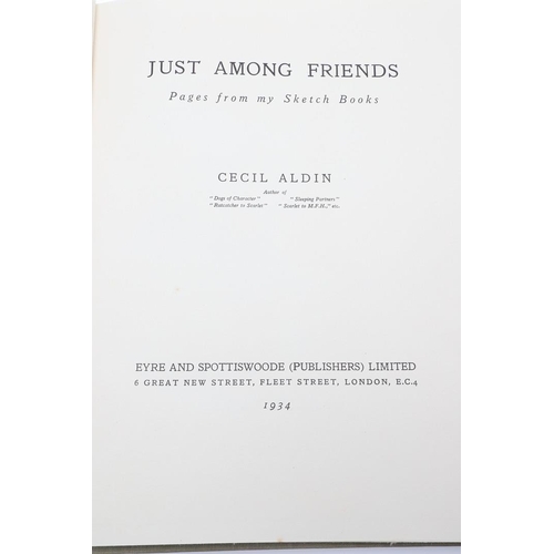 60 - CECIL ALDIN. Mac, 1912, and Just Among Friends, 1934 (2). Cecil Aldin. Mac, first edition, half-titl... 